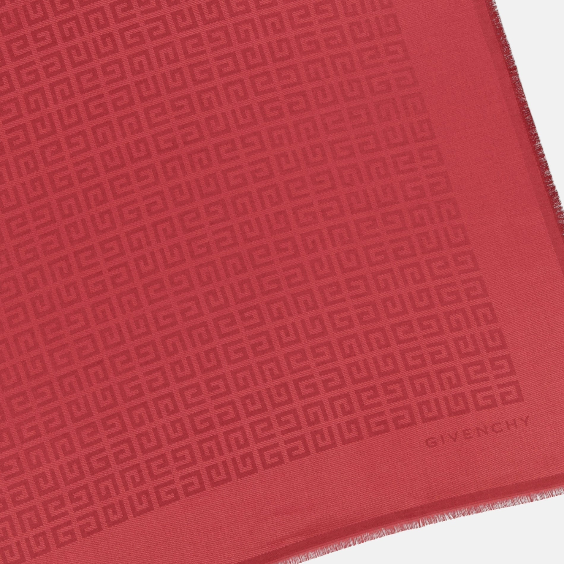 Givenchy Monogram Tonal Scarf – Red - image 4