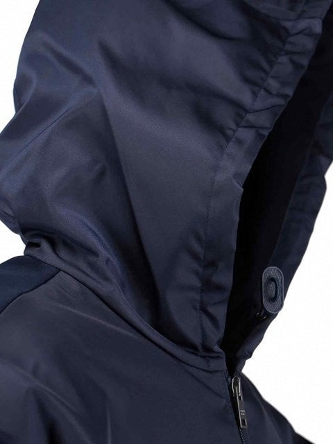 Prada Navy Blue Re-Nylon Logo Zip Hoodie - image 5