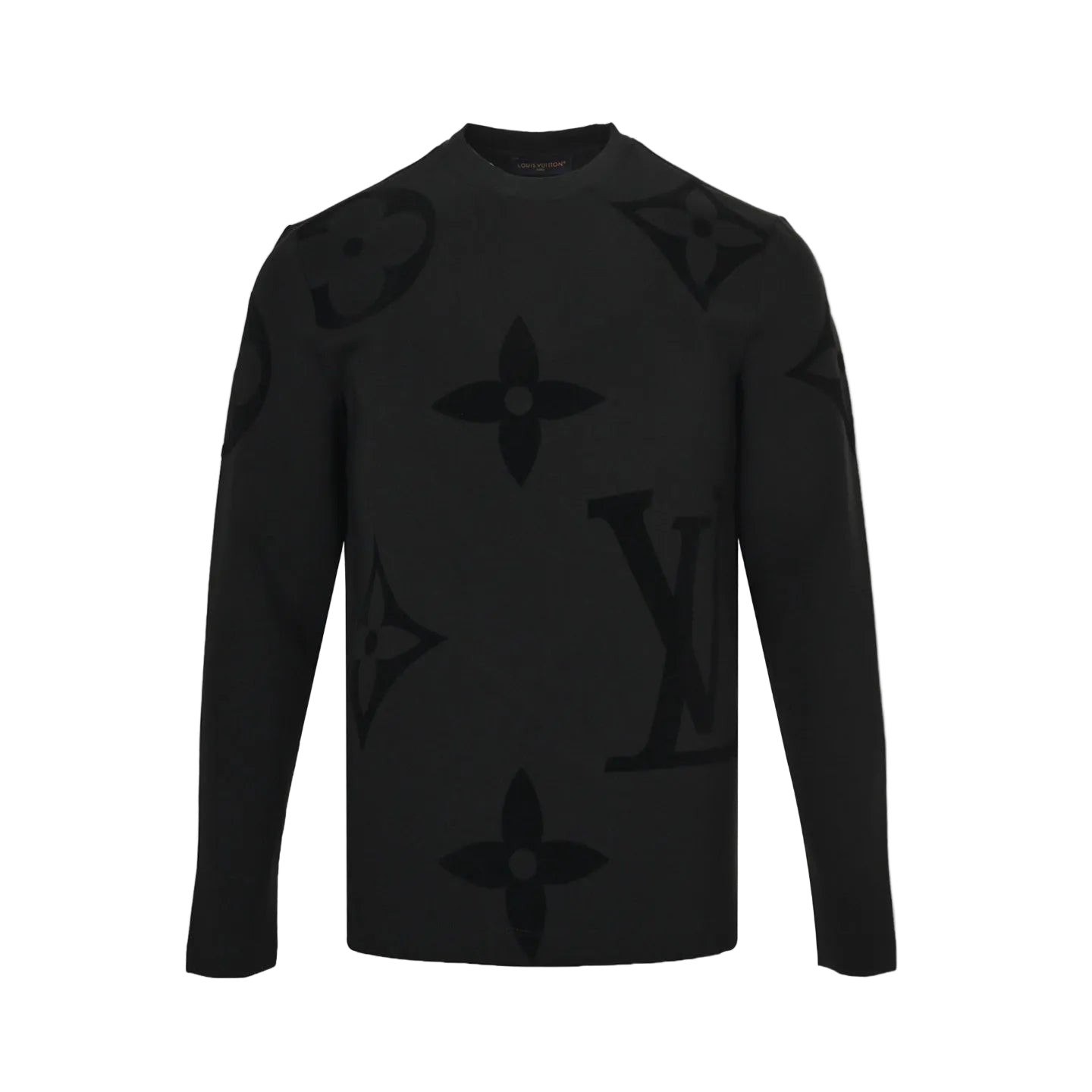 Louis Vuitton LV Monogram Long-Sleeved Cotton Crewneck