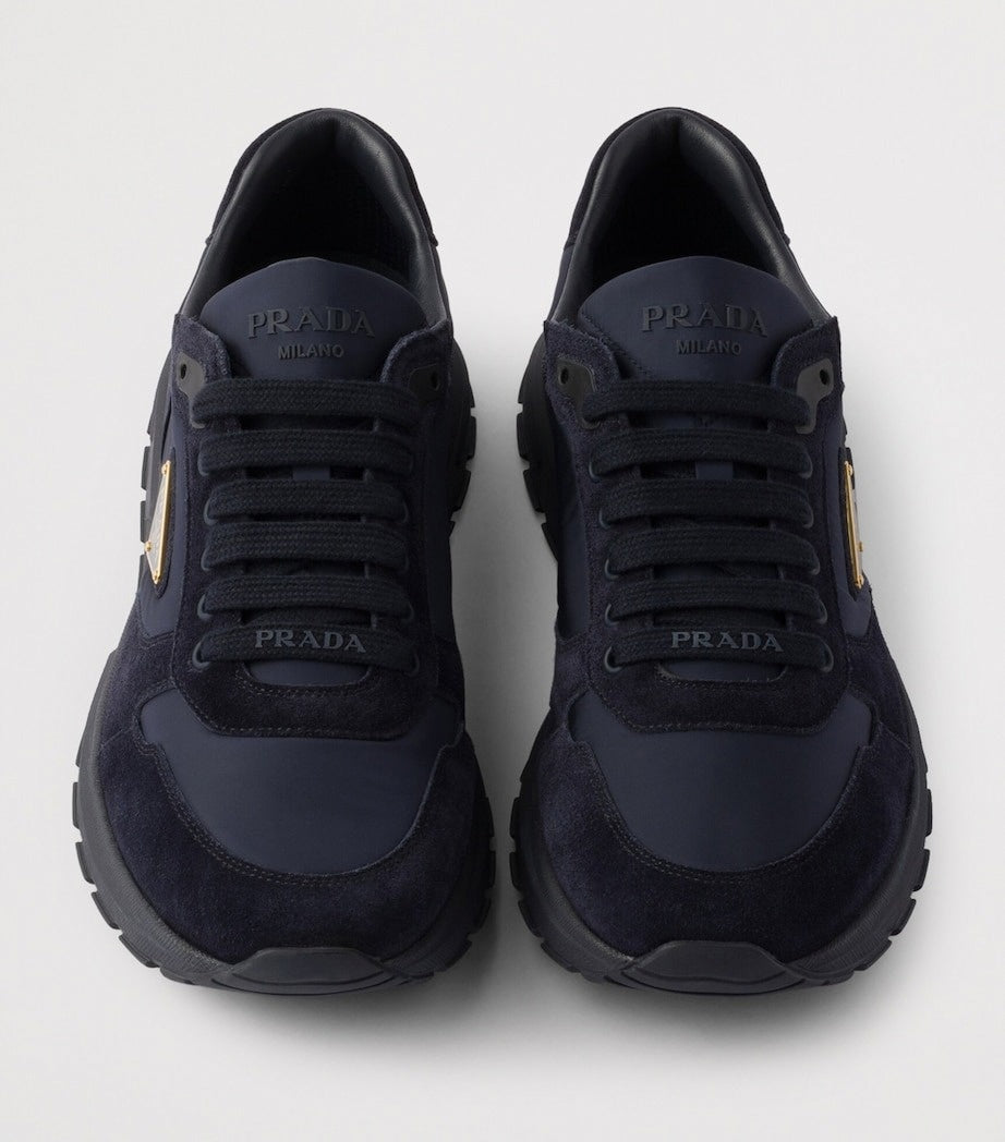 Prada Prax 2.0 Re-Nylon & Suede Sneakers - image 3