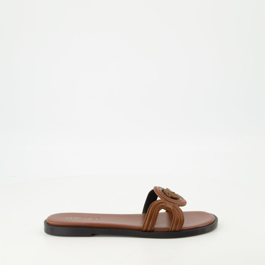 Versace Medusa Flat Slide Sandals