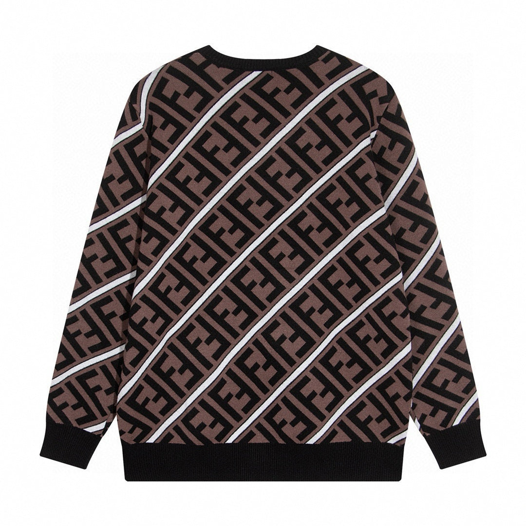 Fendi Luxury Monogram Knit Sweater – Unisex - image 2