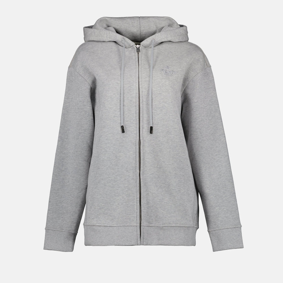 Fendi Zip-Up Hoodie