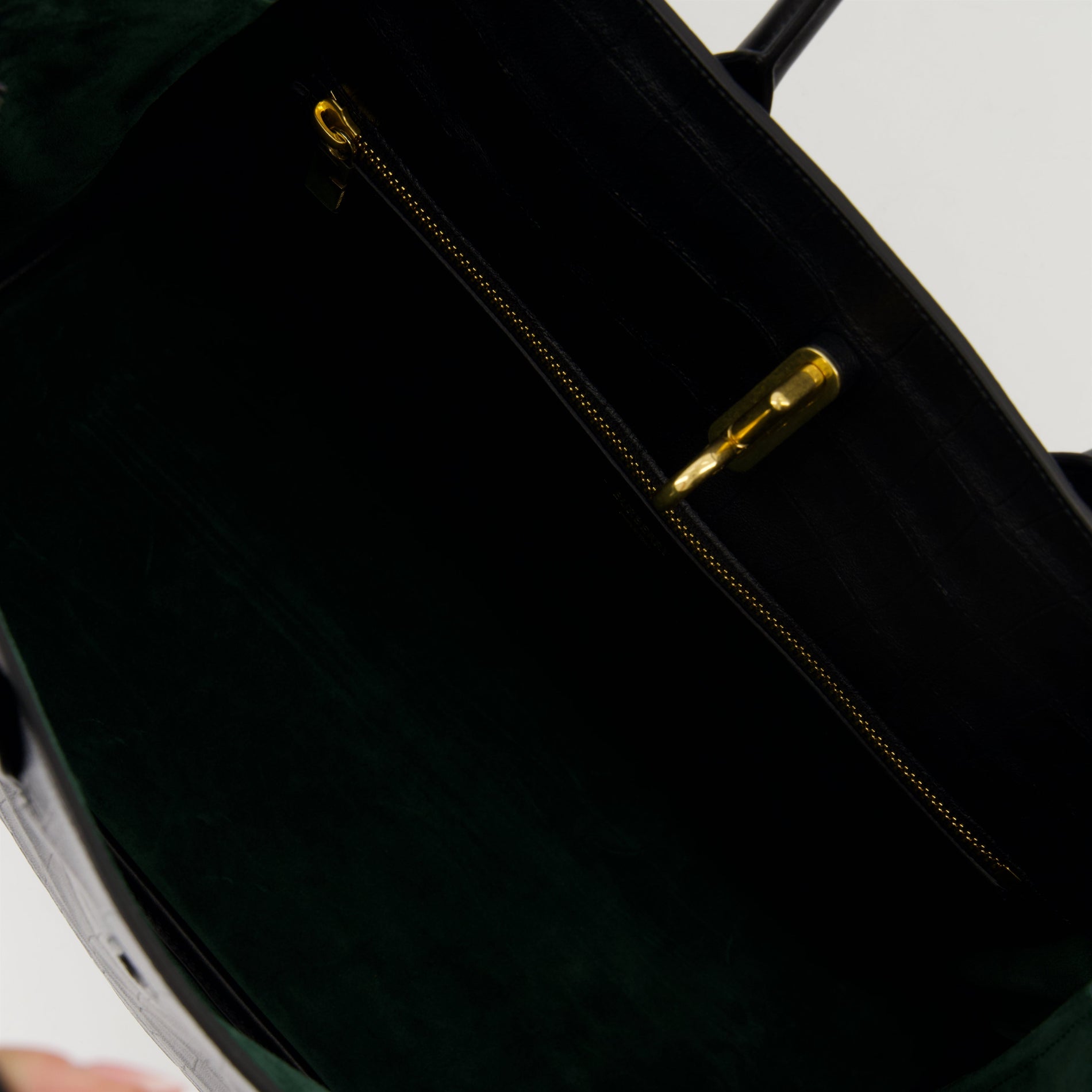 Burberry Croc-Embossed Leather Tote Bag - image 2