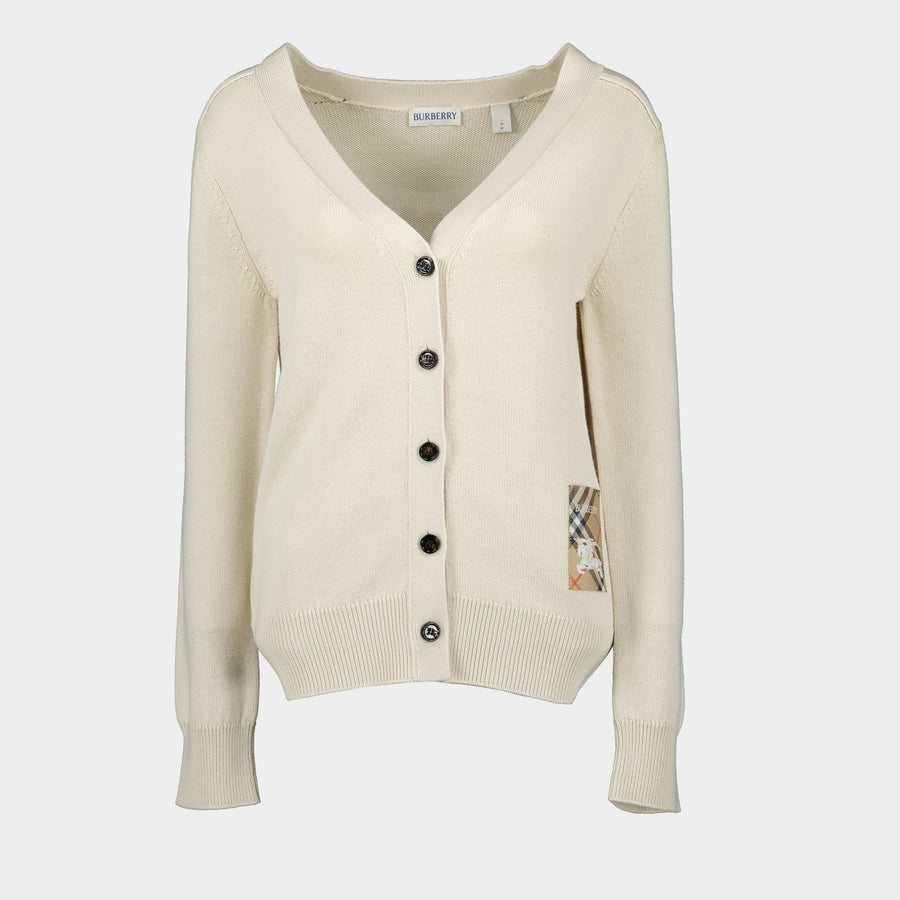 Burberry Beige Cavalier Cardigan