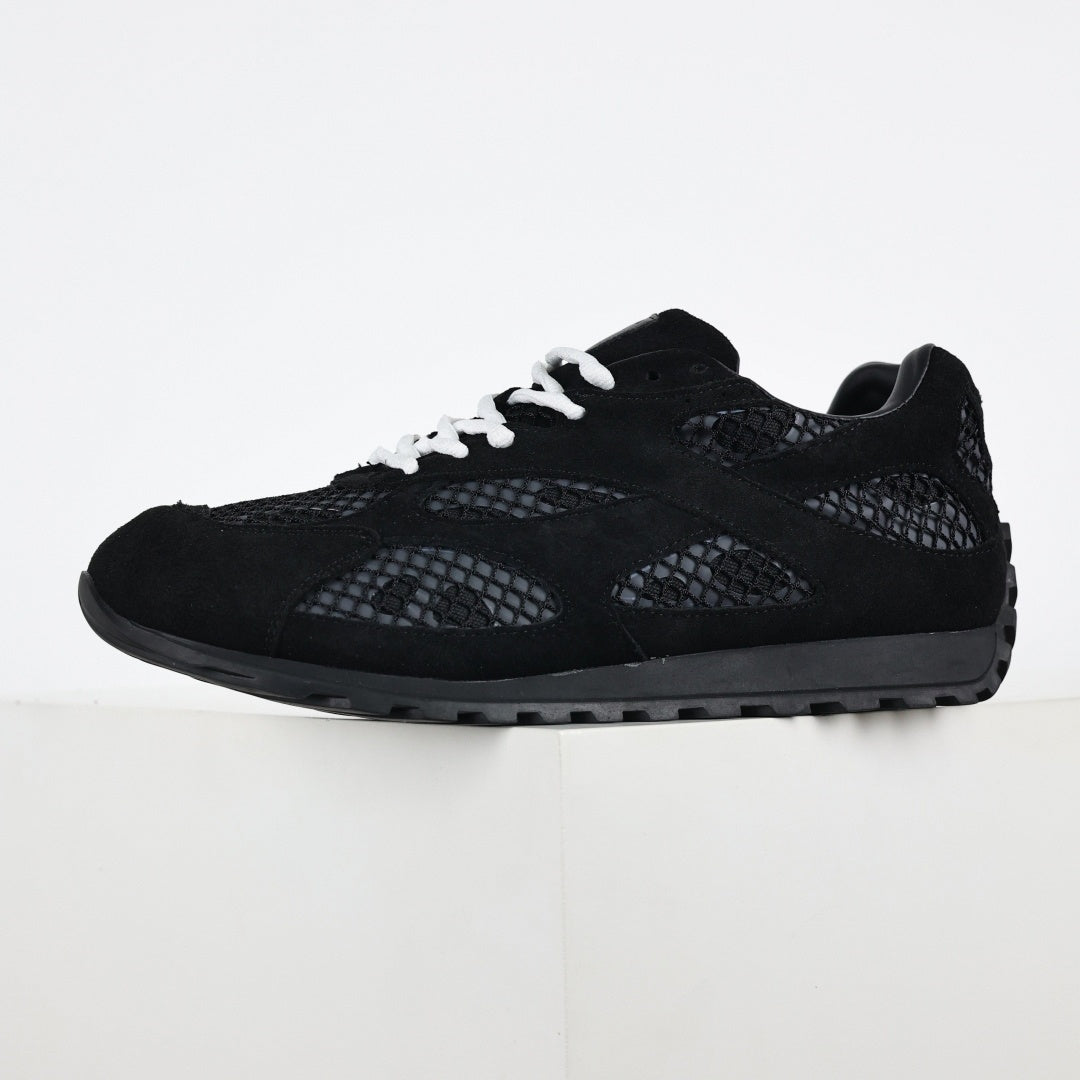 Bottega Veneta Orbit Lace-Up Runner in Black - image 2