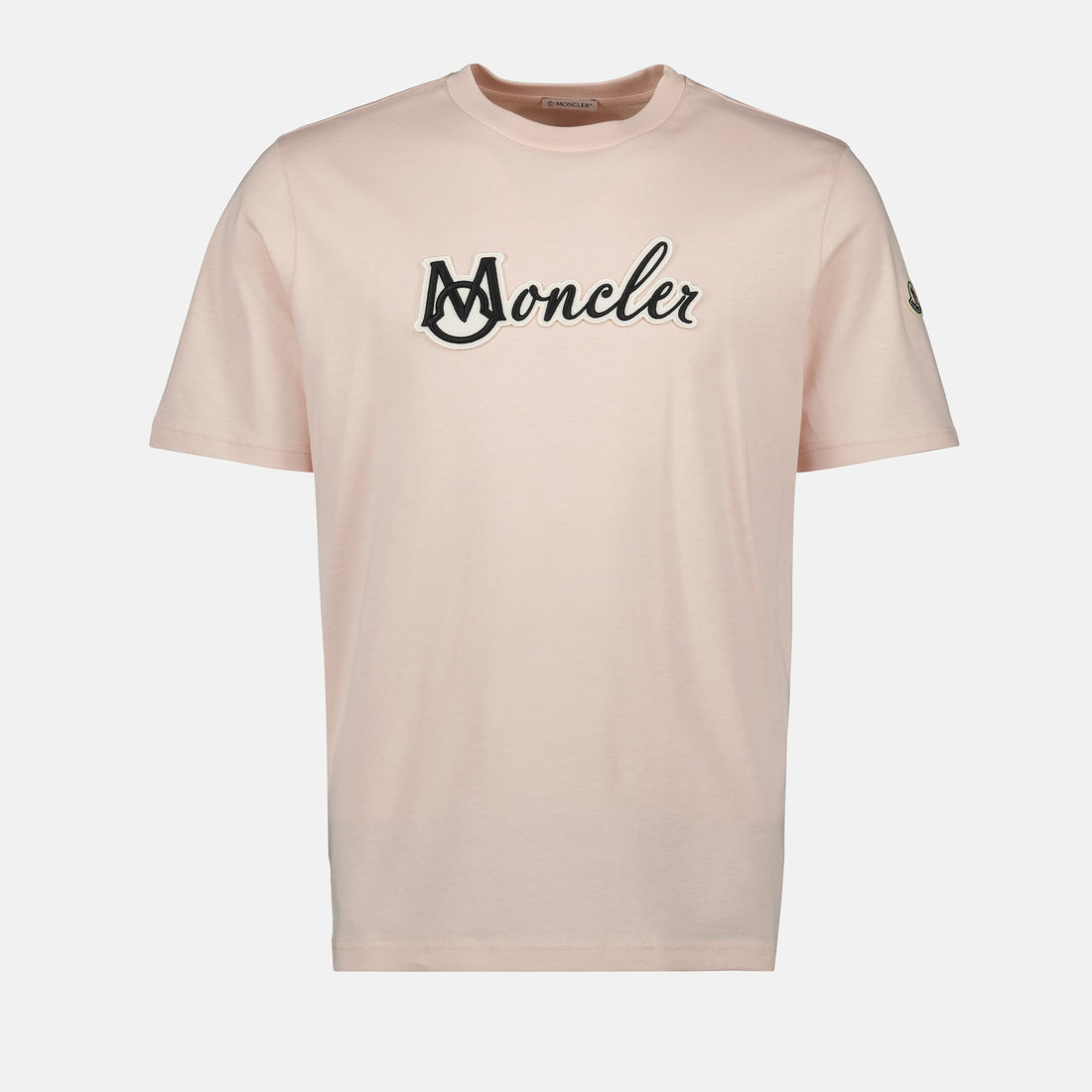 Light Pink Embroidered Logo T-Shirt