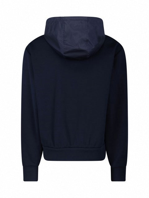 Prada Navy Blue Re-Nylon Logo Zip Hoodie - image 3