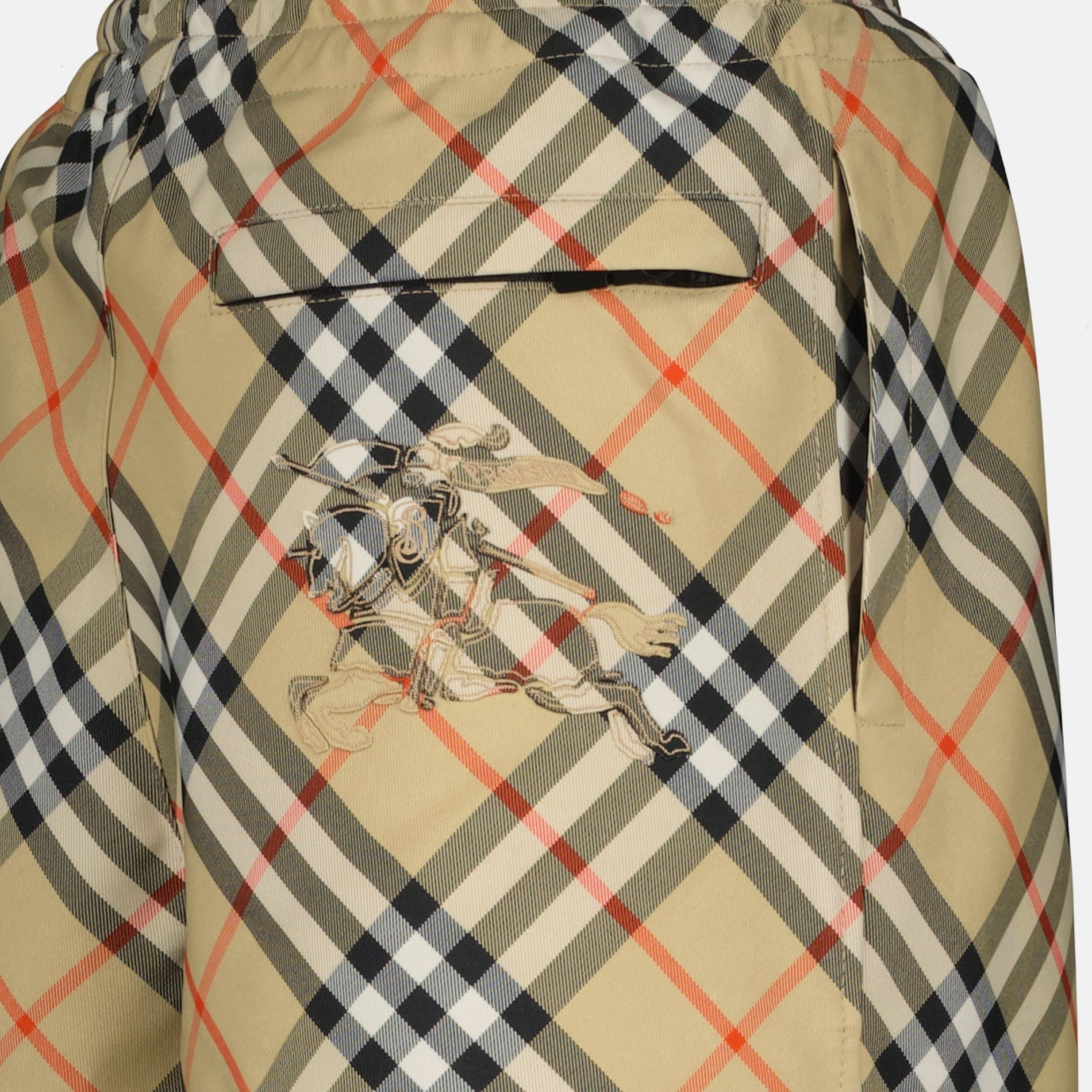Burberry Check Plaid Shorts - image 5