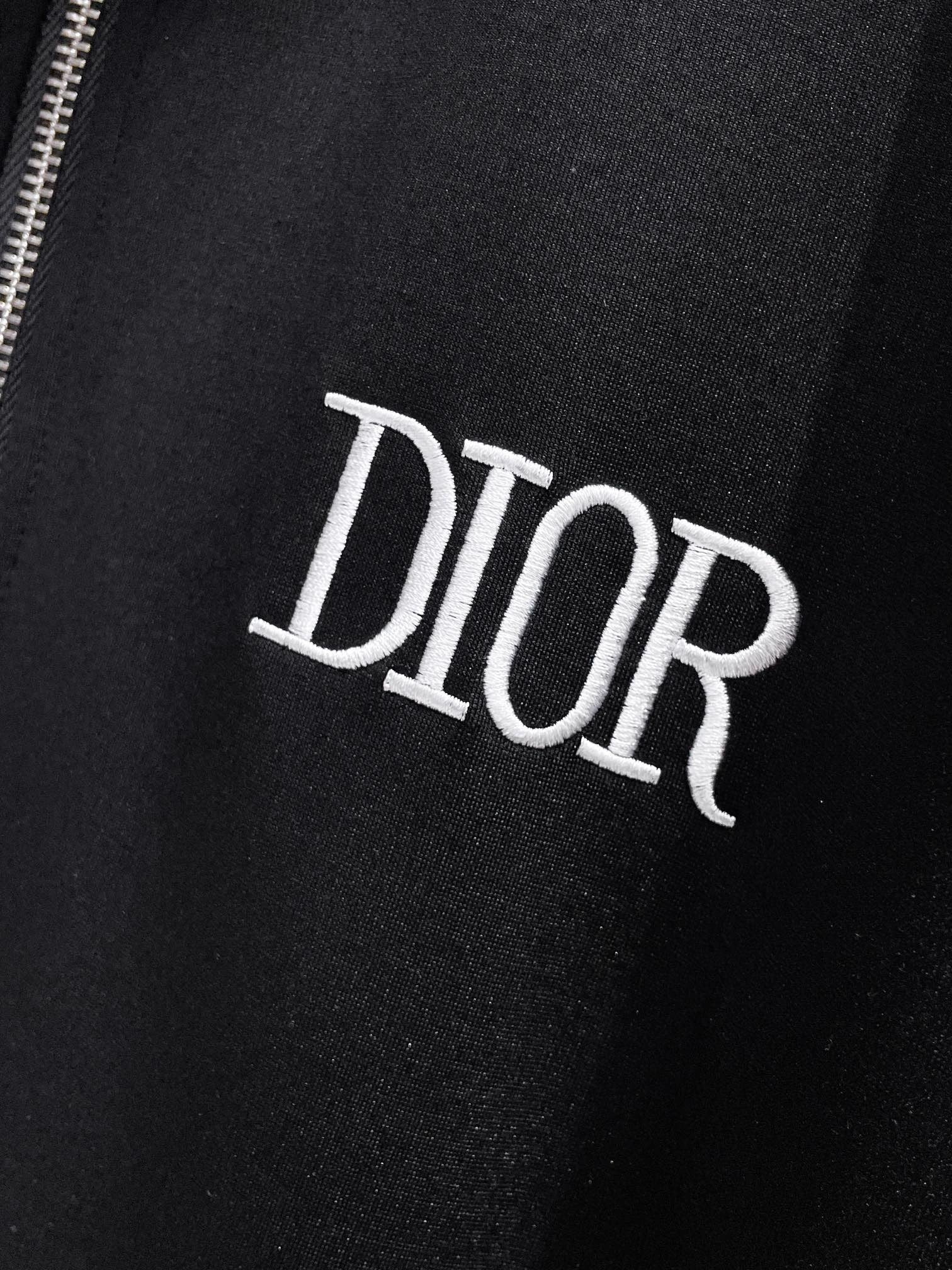 Dior Signature Zip-Up Tracksuit in Black - image 7