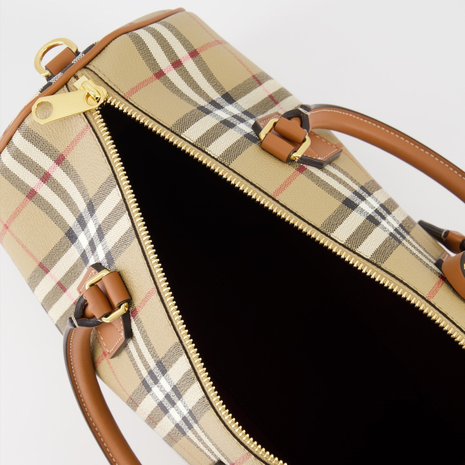 Burberry Check Boston Bag - image 4