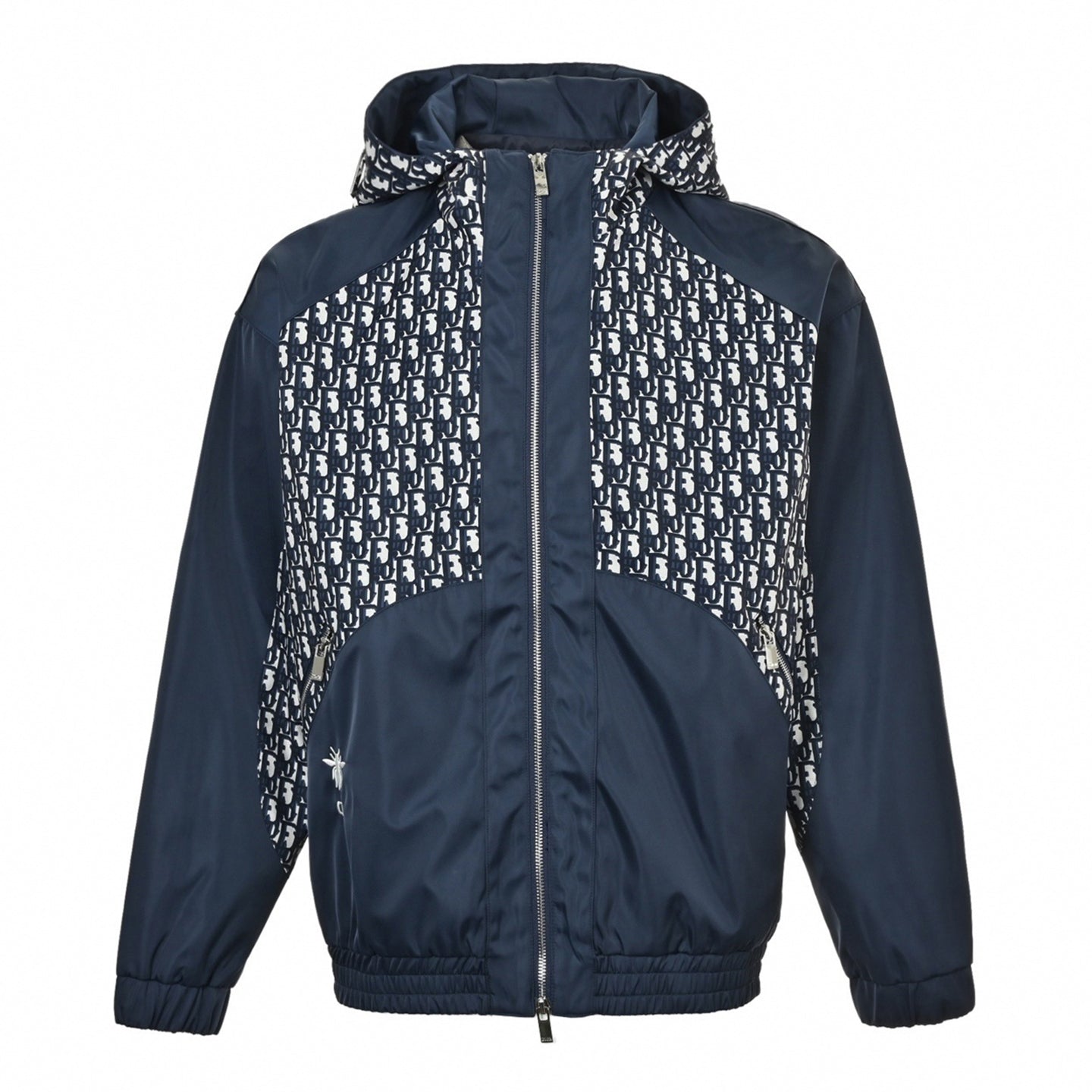Dior Navy Oblique Technical Windbreaker