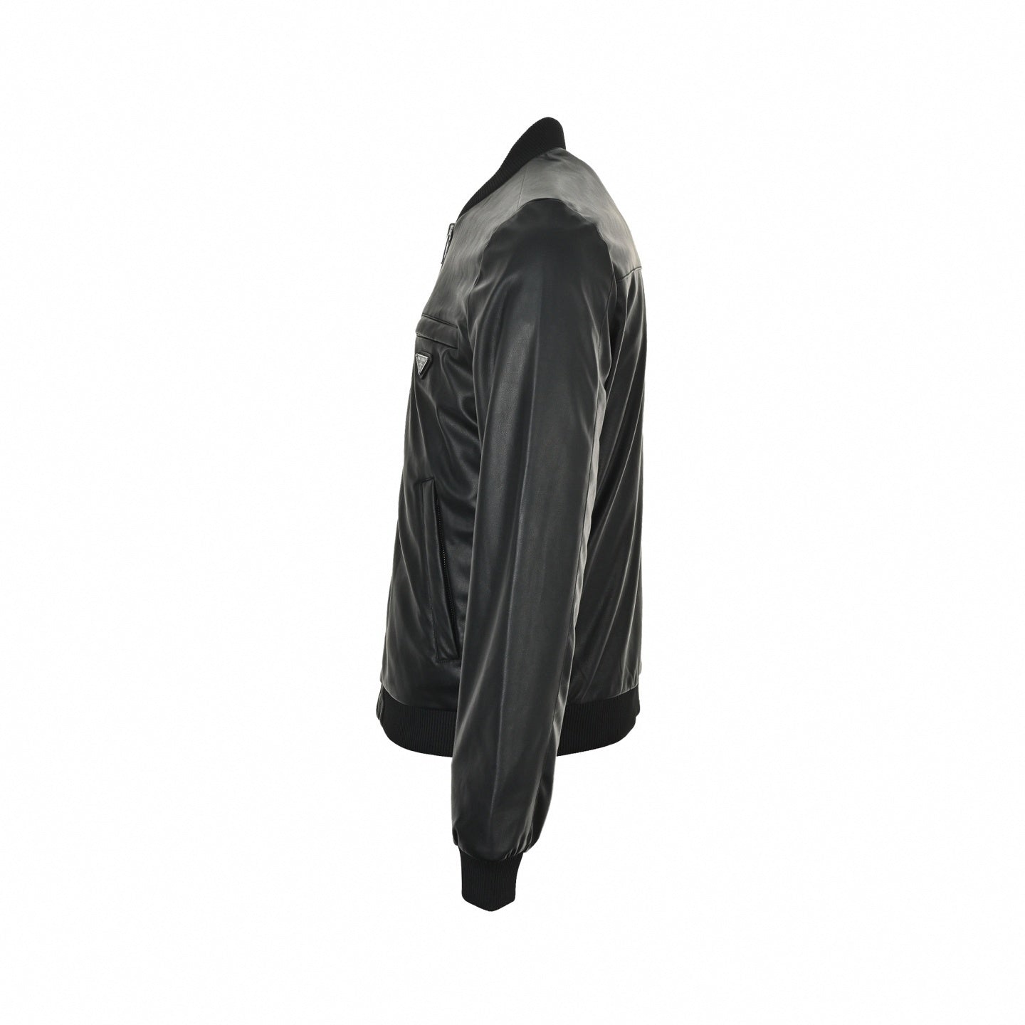 Prada Reversible Leather & Nylon Bomber Jacket - image 2
