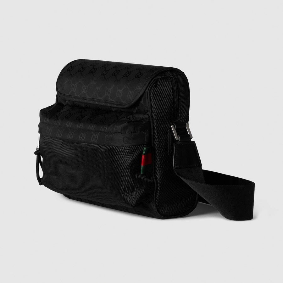 Gucci Medium Black Messenger Crossbody Bag