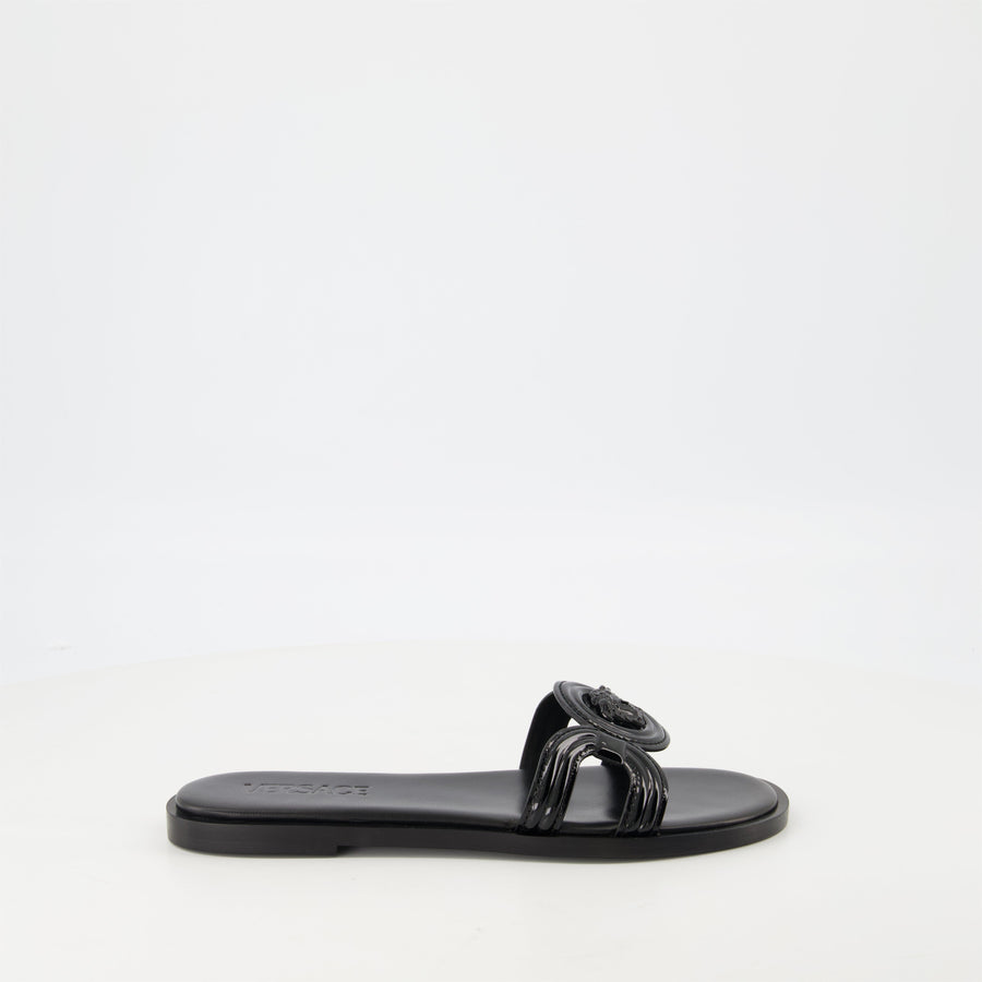 Versace La Medusa Flat Slide Sandals