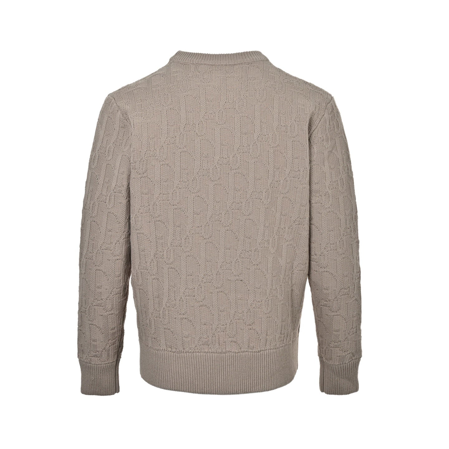Dior Beige Textured Oblique Knit Sweater - image 2