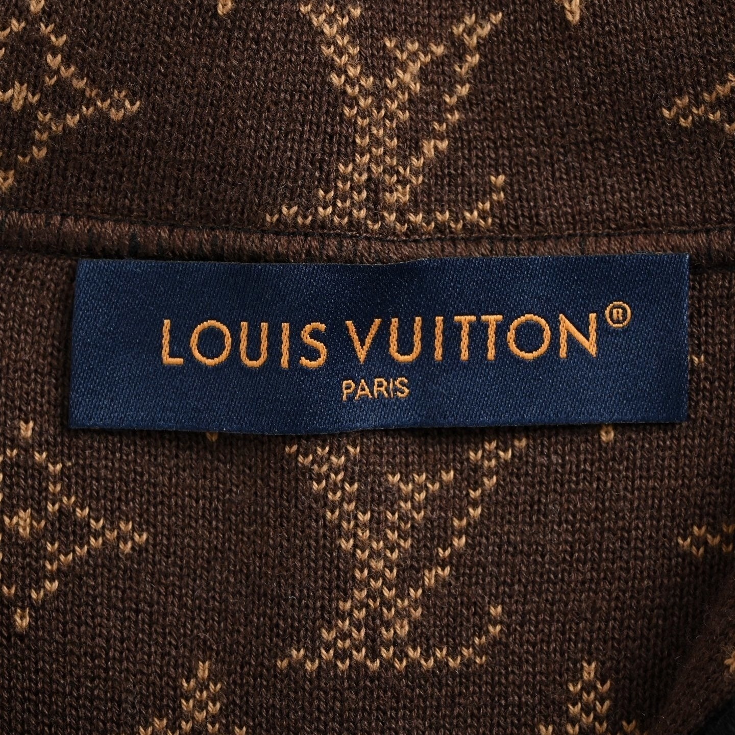 Louis Vuitton Reversible Monogram Wool Zip Hoodie – Black & Brown Edition - image 6