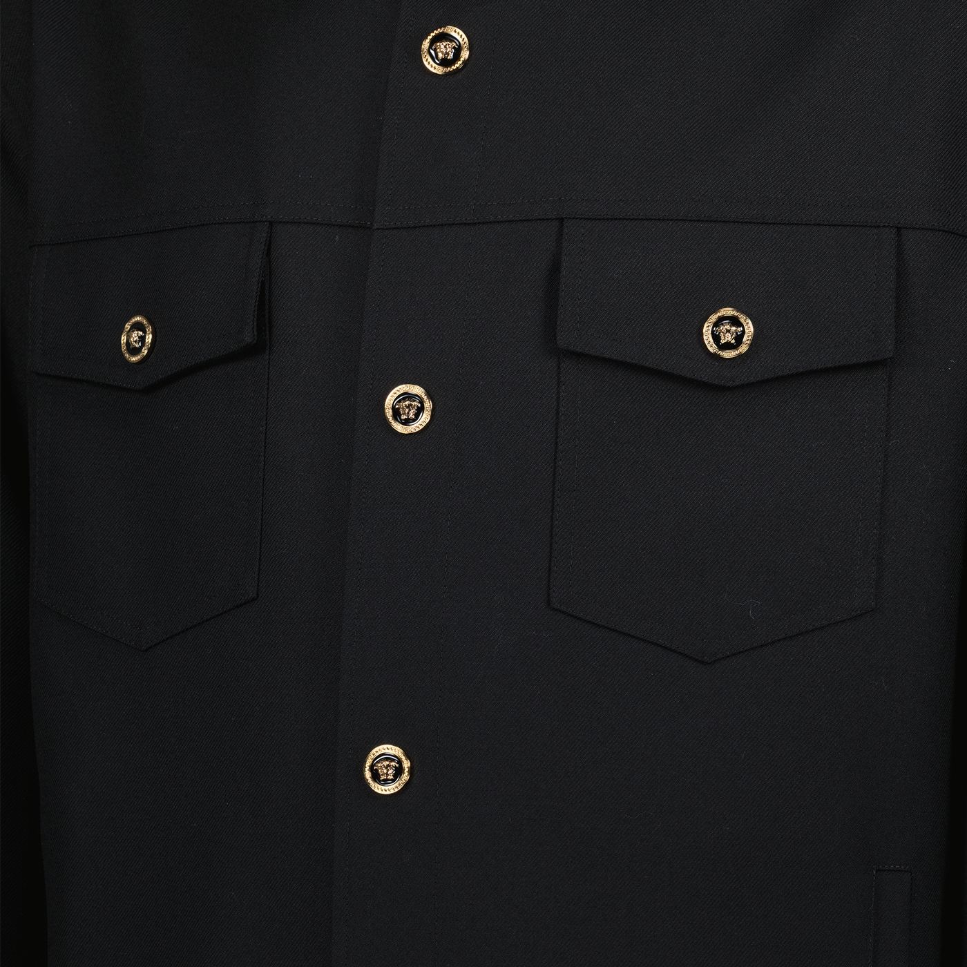 Versace Wool Shirt - image 5