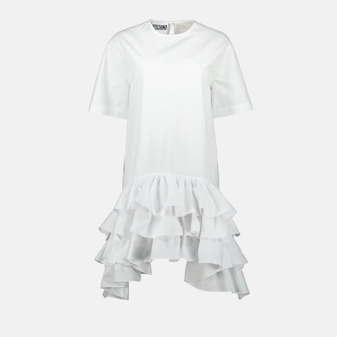 Ruffled Hem T-Shirt Dress