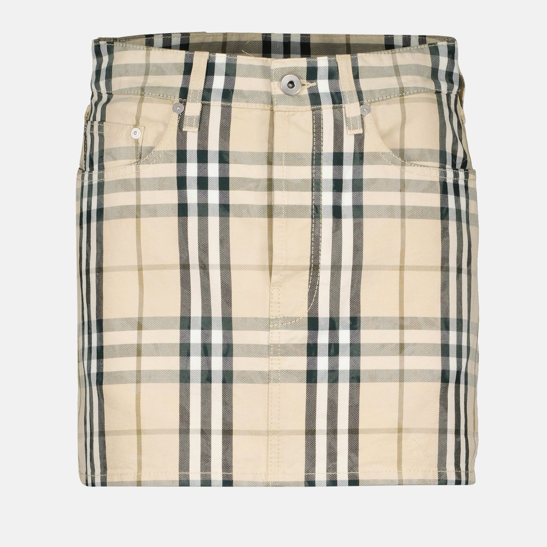 Burberry Mini Check Skirt