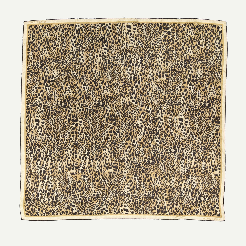 Givenchy Leopard Print Scarf