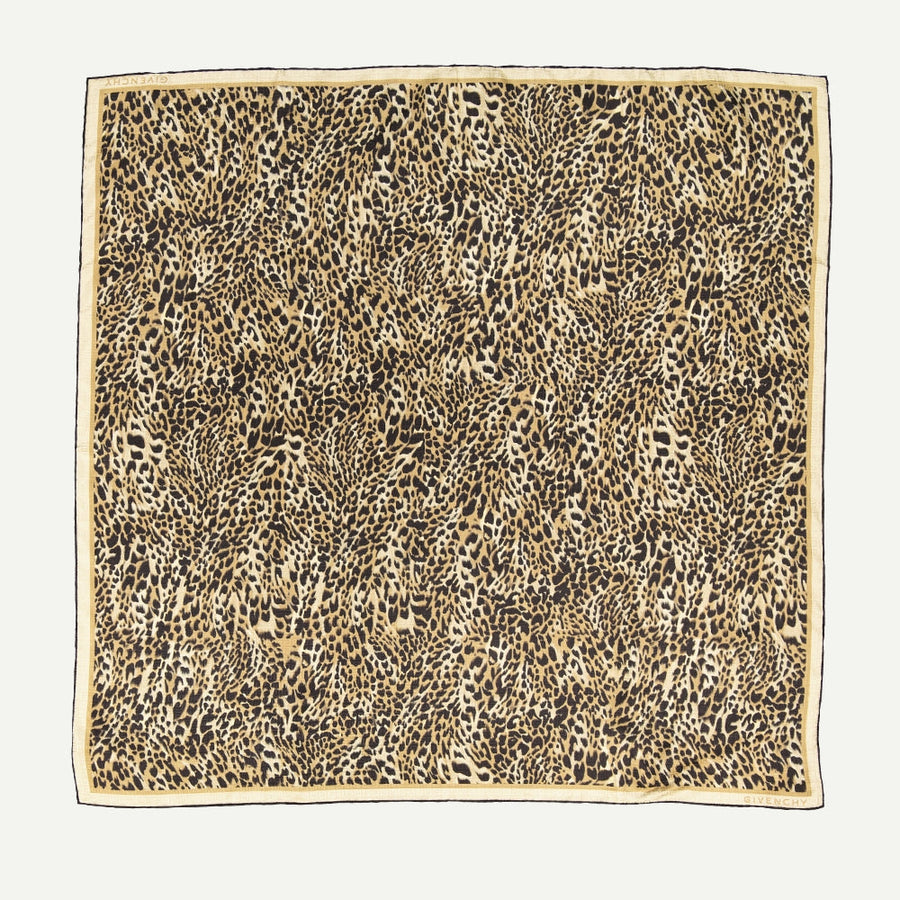 Givenchy Leopard Print Scarf