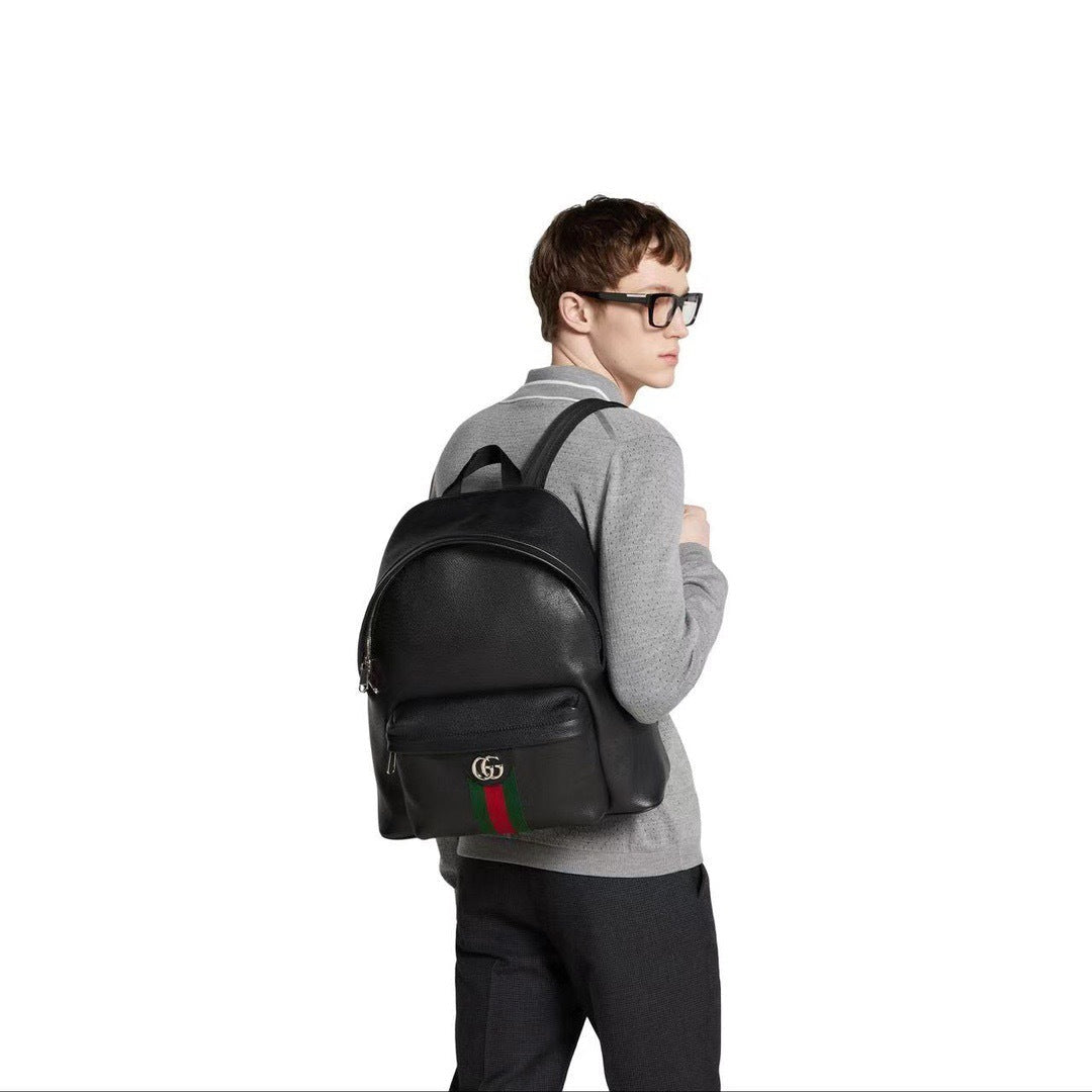 Gucci Black Leather Backpack - image 8