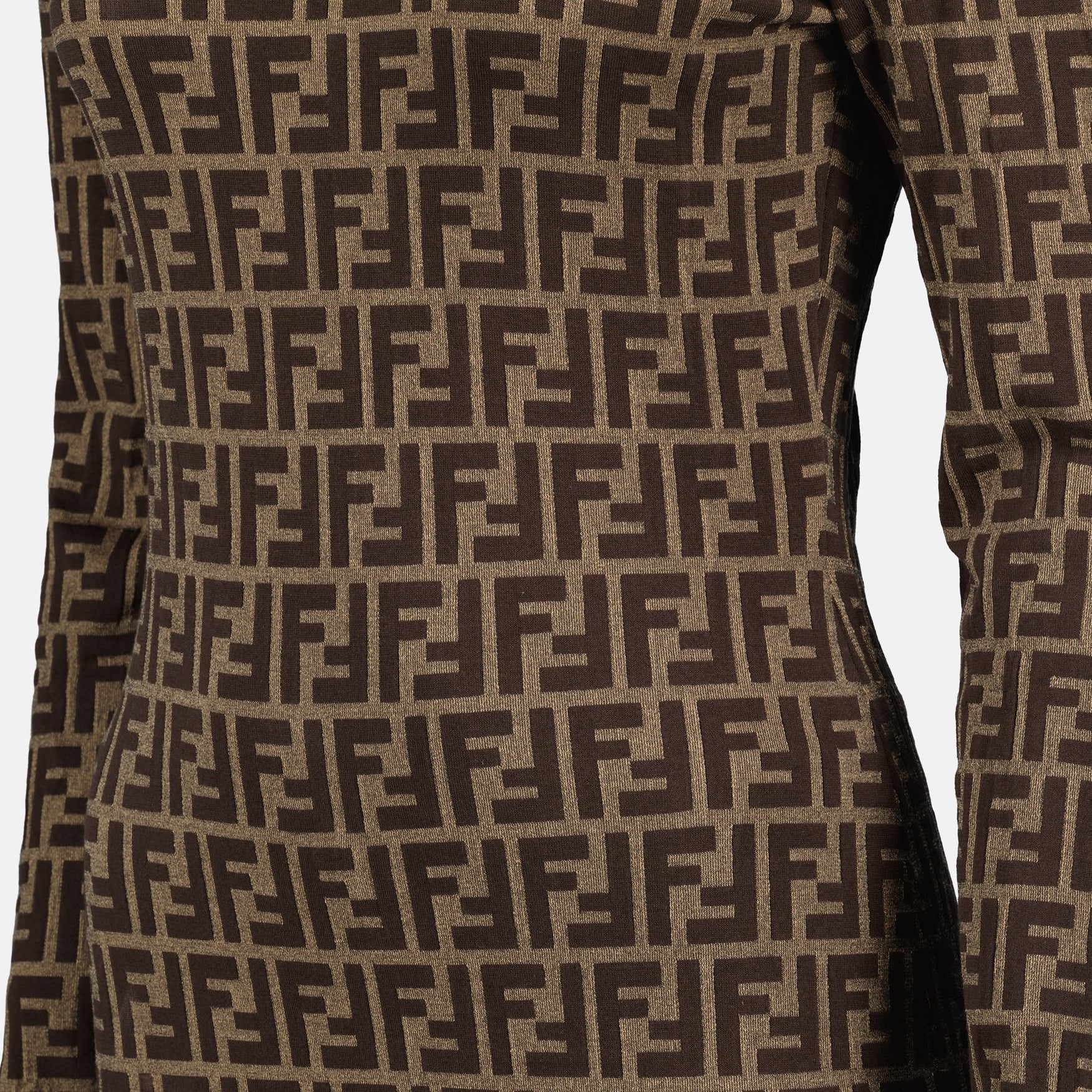 Fendi Monogram Knit Bodycon Dress - image 5