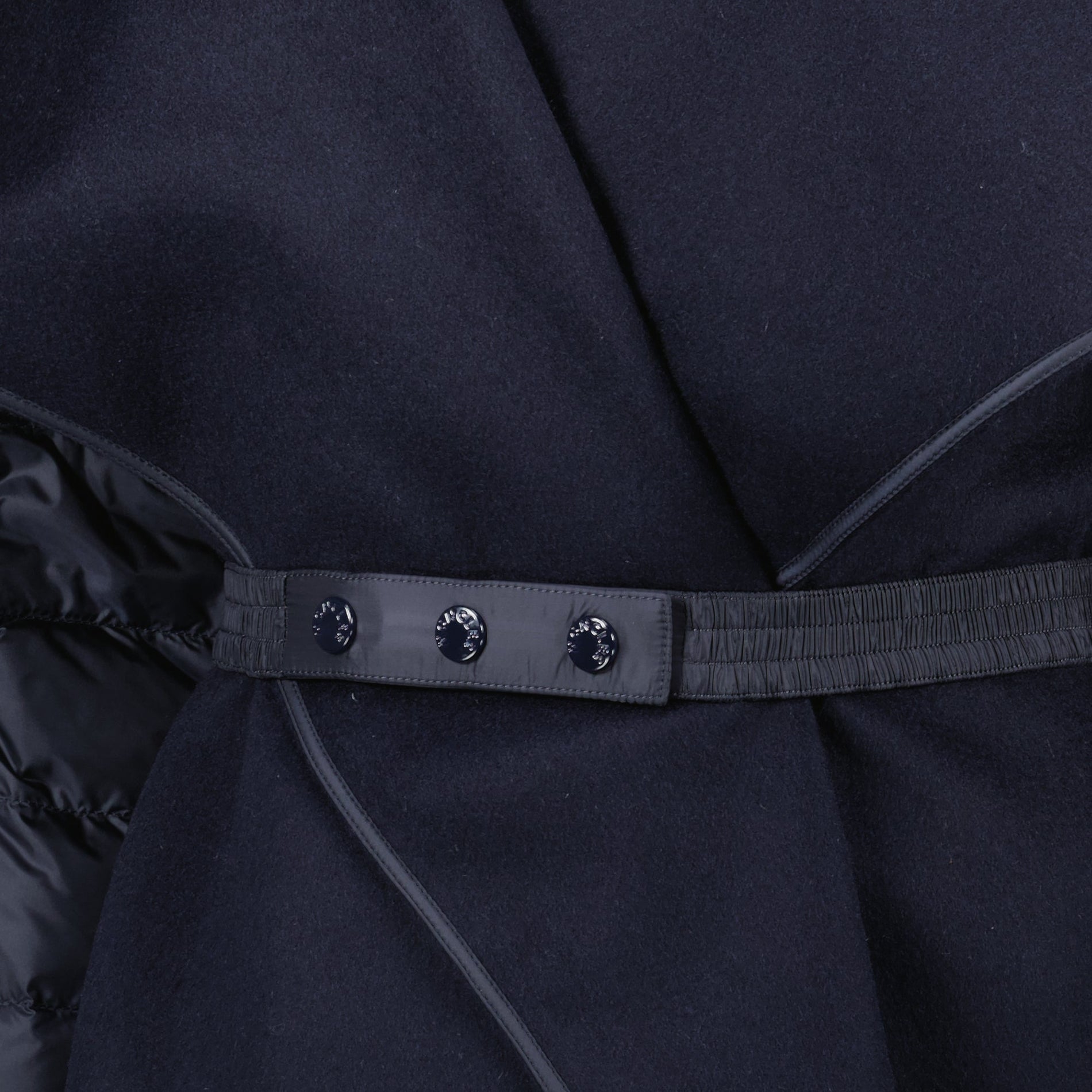 Moncler Quilted Wool Cape - image 9