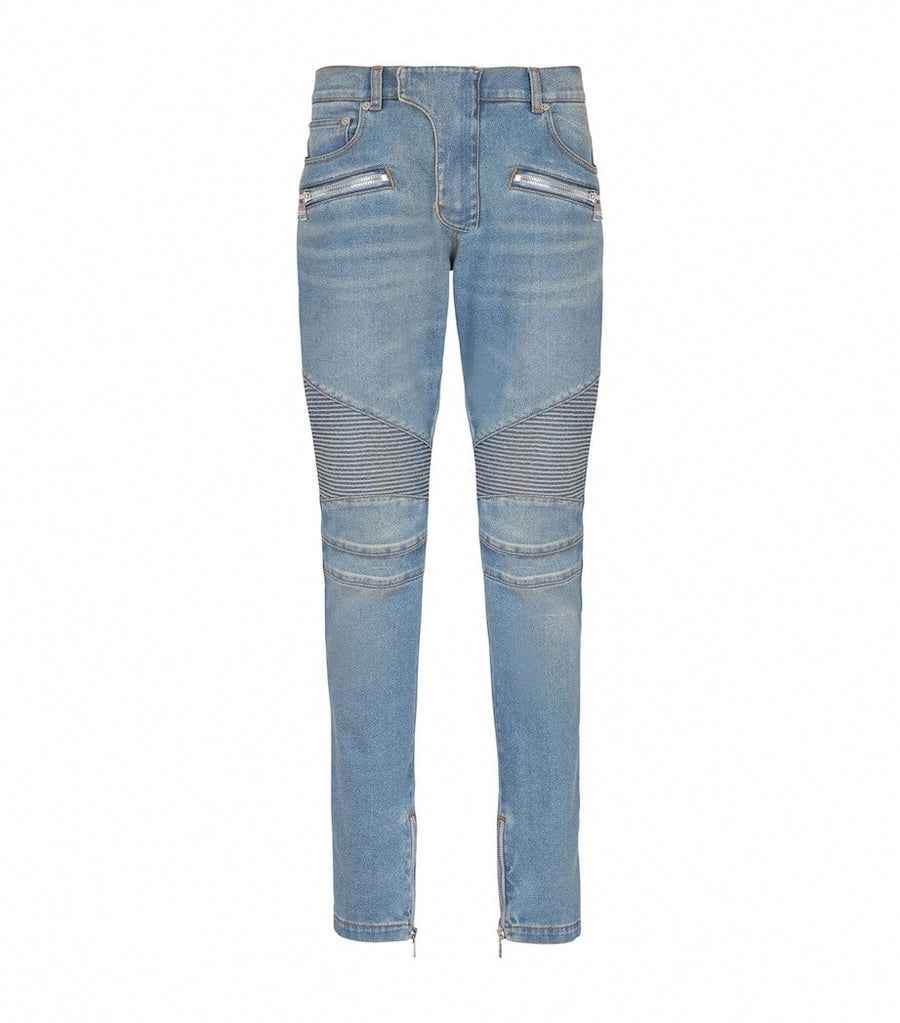 Balmain Biker Slim Jeans