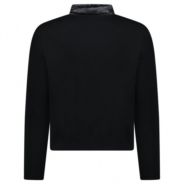Burberry Padded Wool Zip-Up Cardigan - Black - image 4