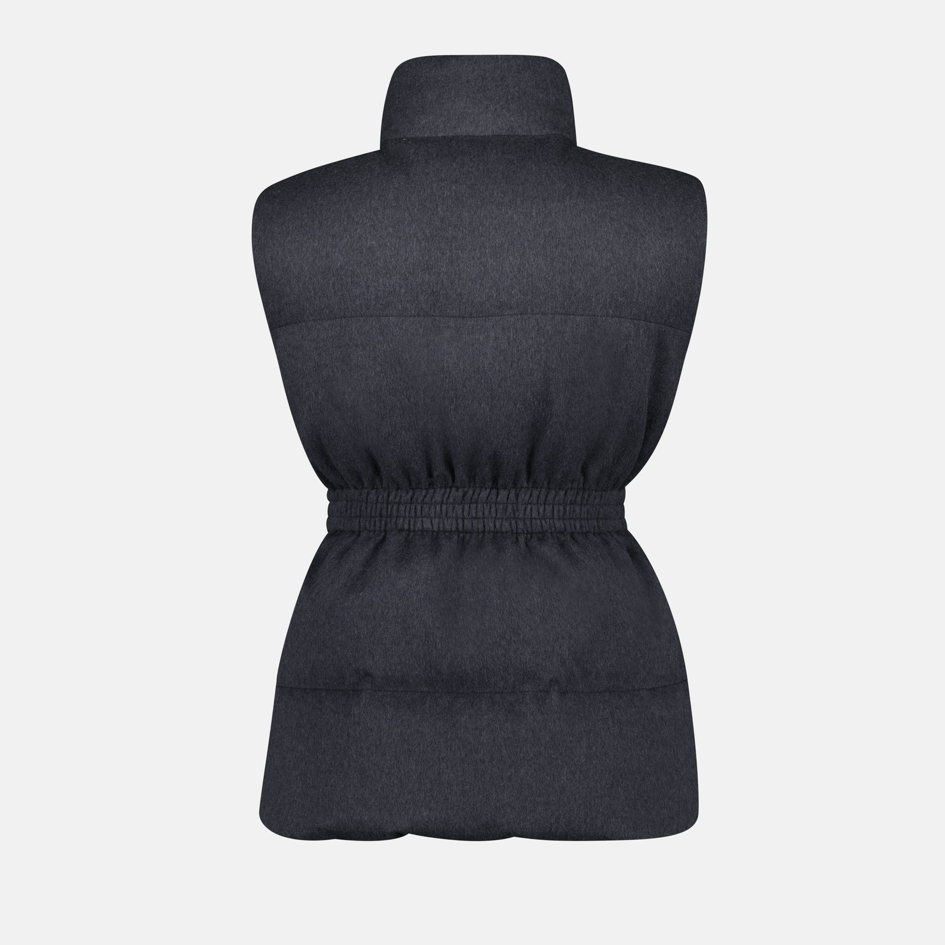 Prada Belted Padded Vest with High Collar - image 4