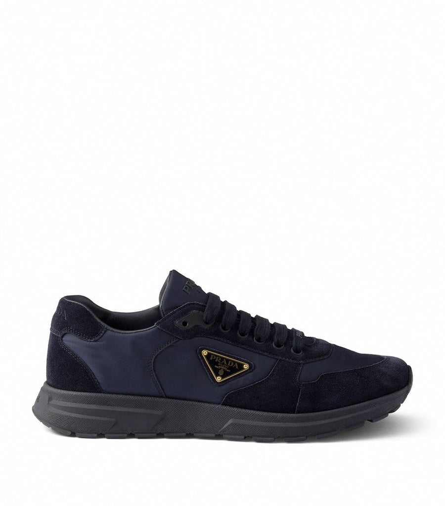 Prada Prax 2.0 Re-Nylon & Suede Sneakers
