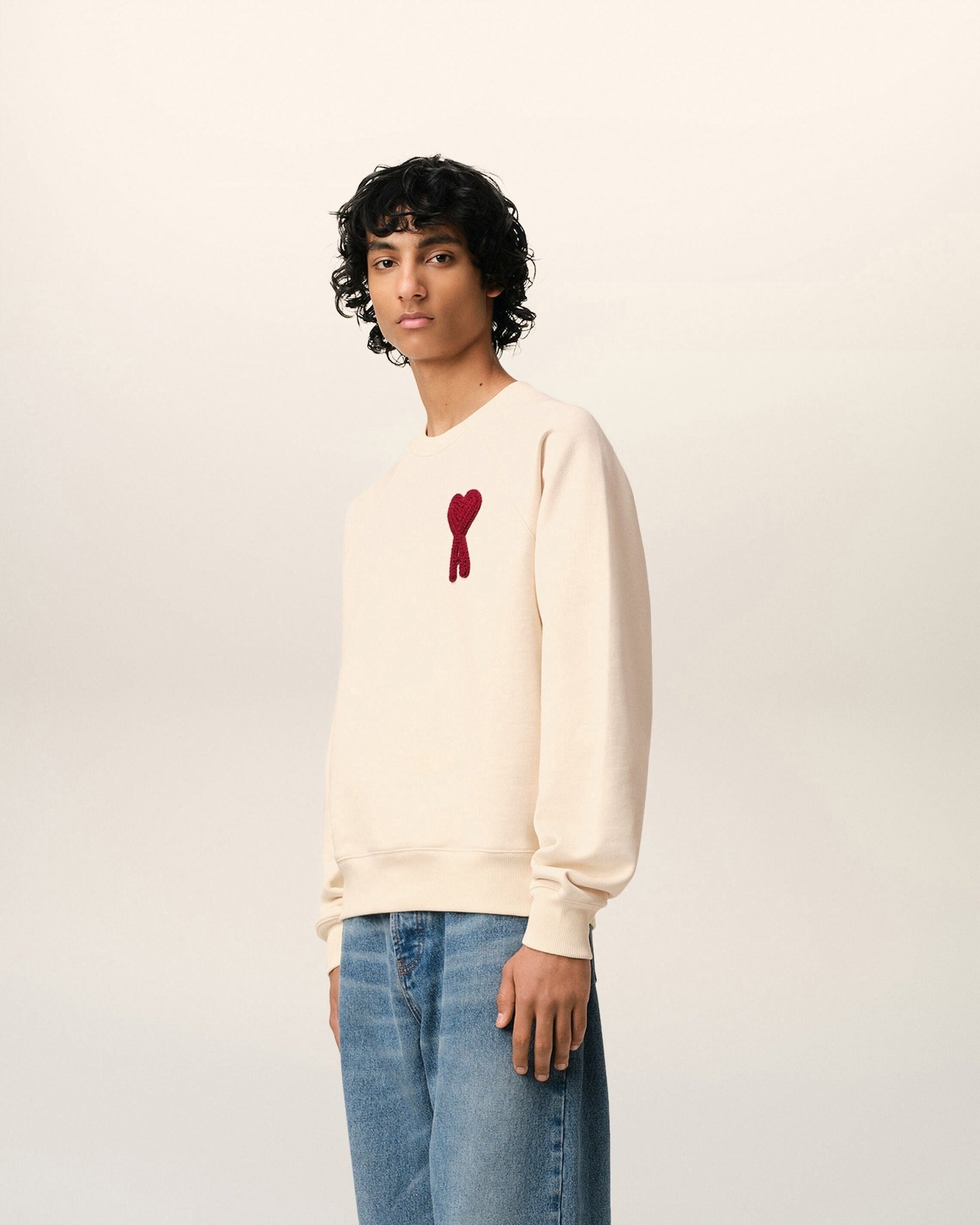 Ami Paris Ami de Coeur sweatshirt in heavy loopback - image 3