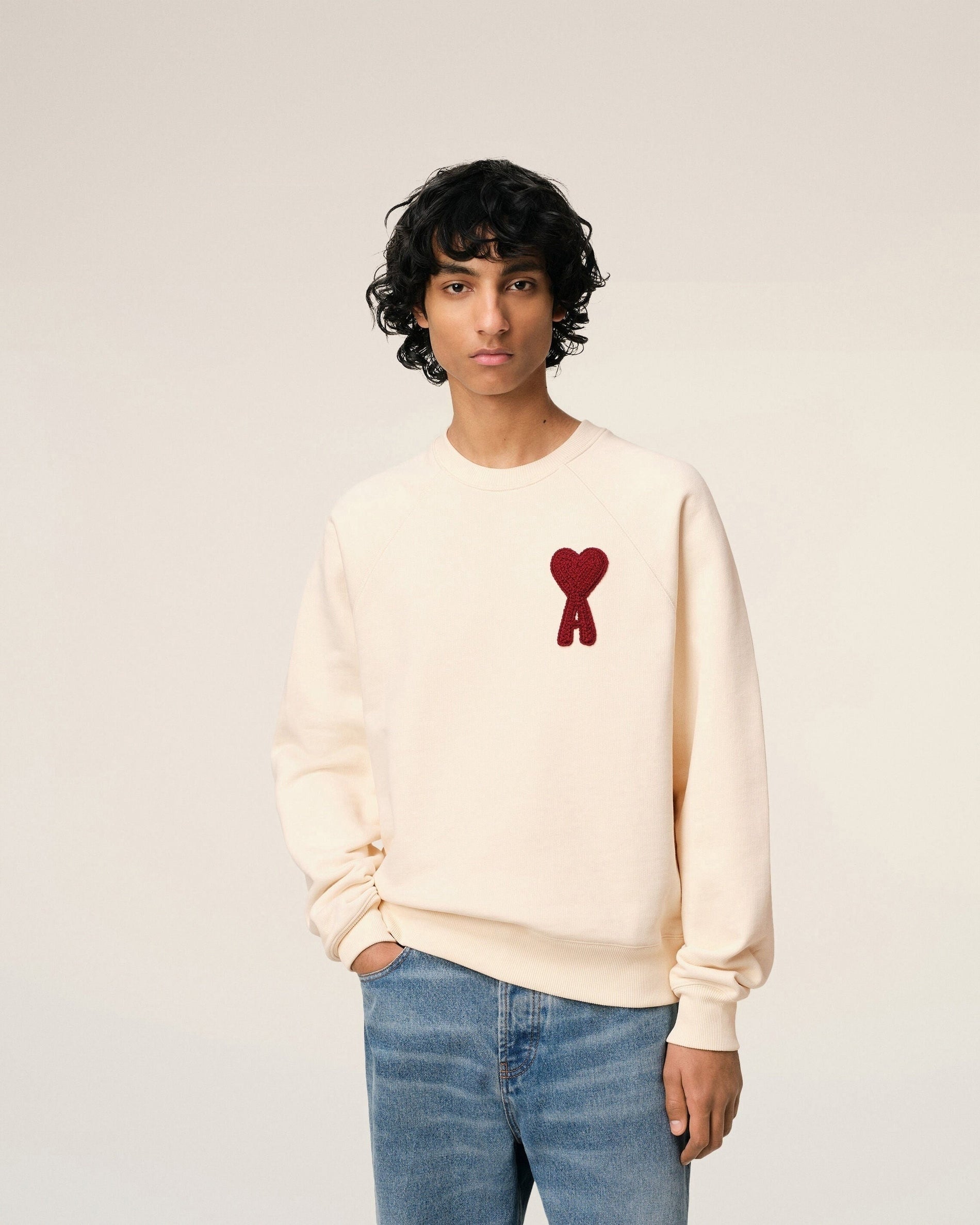 Ami Paris Ami de Coeur sweatshirt in heavy loopback - image 6