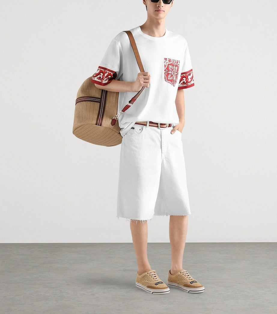 Dolce & Gabbana D&G Cotton Silk Majolica Print T-Shirt - image 4