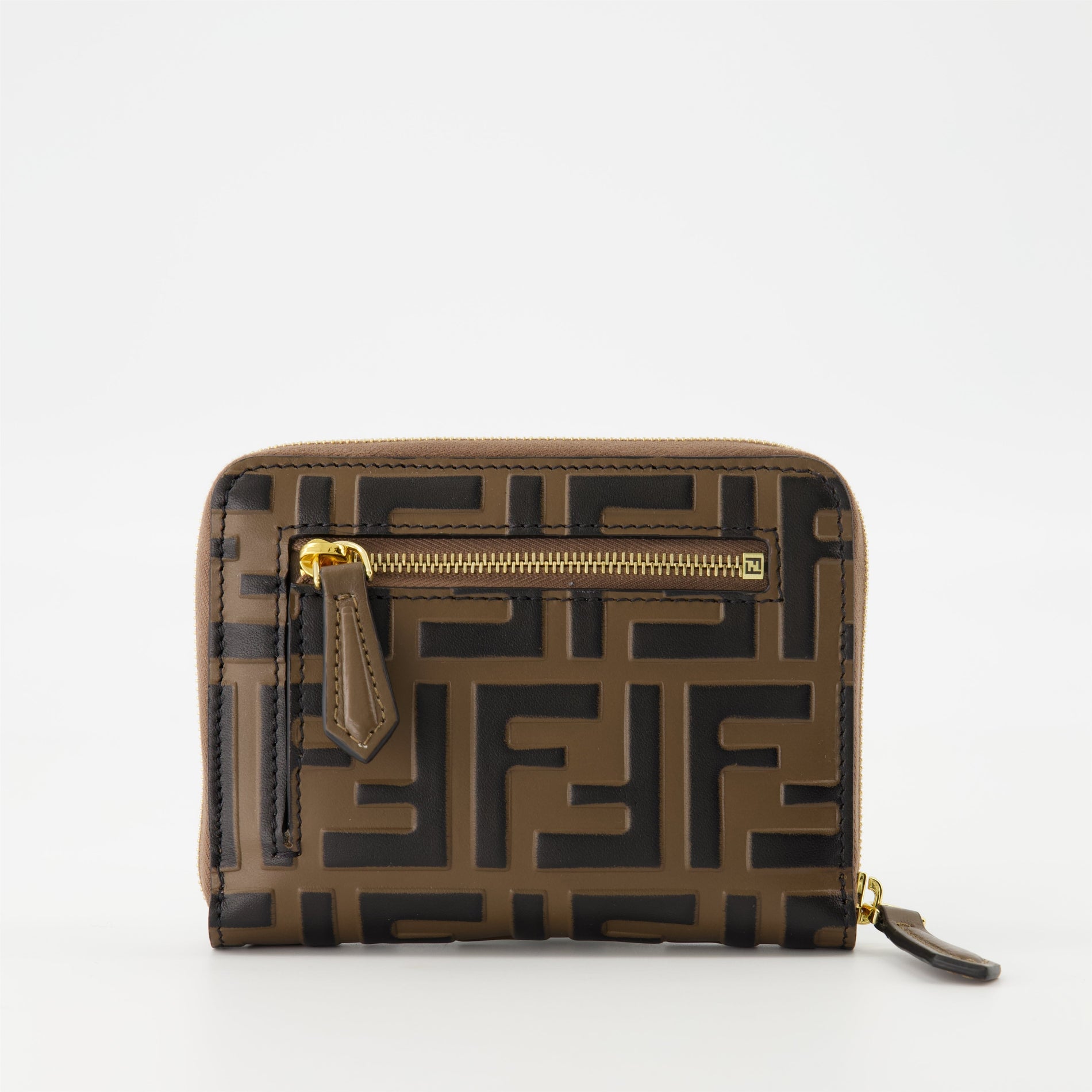 Fendi Embossed Zip Wallet - image 2