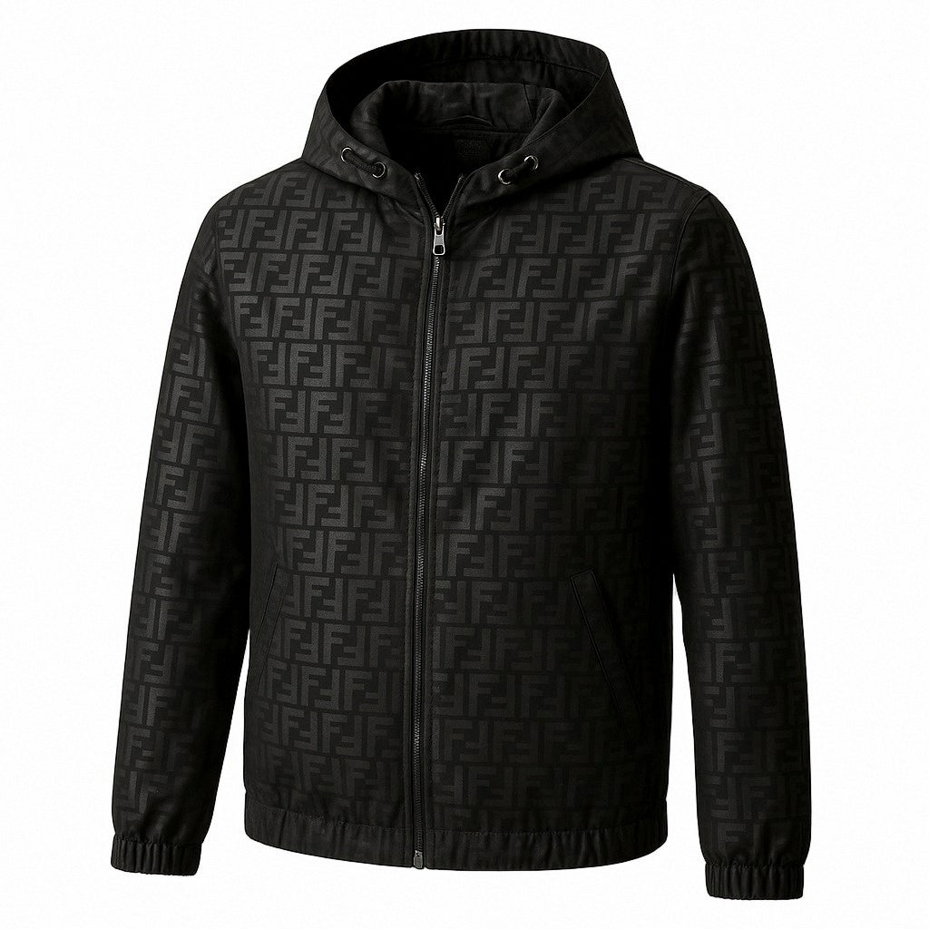 Fendi FF Monogram Hooded Jacket