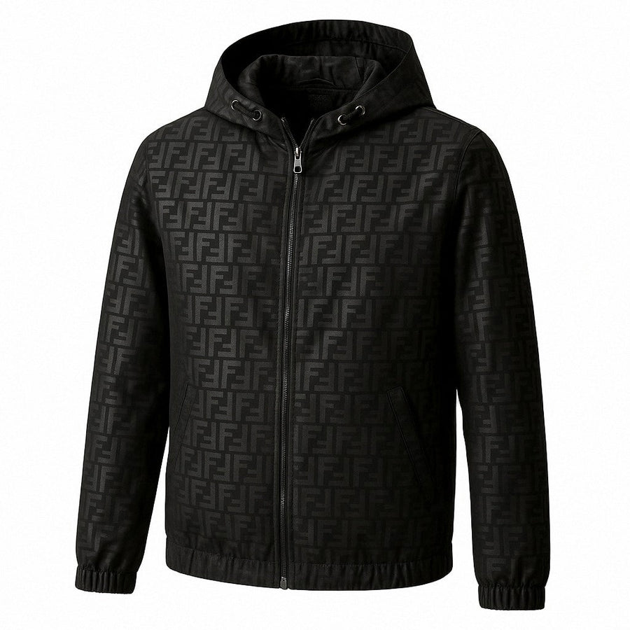 Fendi FF Monogram Hooded Jacket