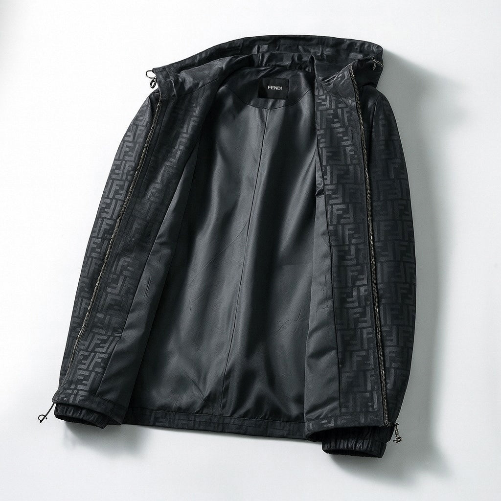 Fendi FF Monogram Hooded Jacket - image 5