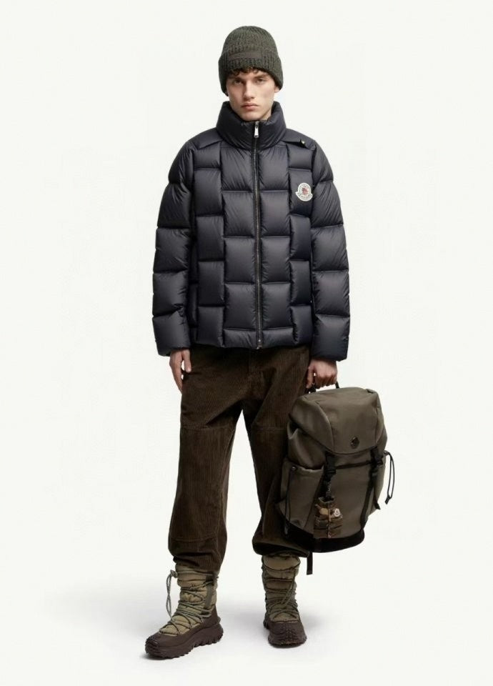 Moncler Square Quilted Embossed Back Puffer Jacket - image 3