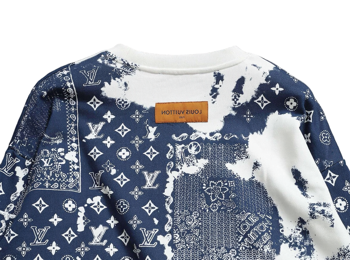 Louis Vuitton LV White Monogram Bandana Print Sweatshirt - image 4