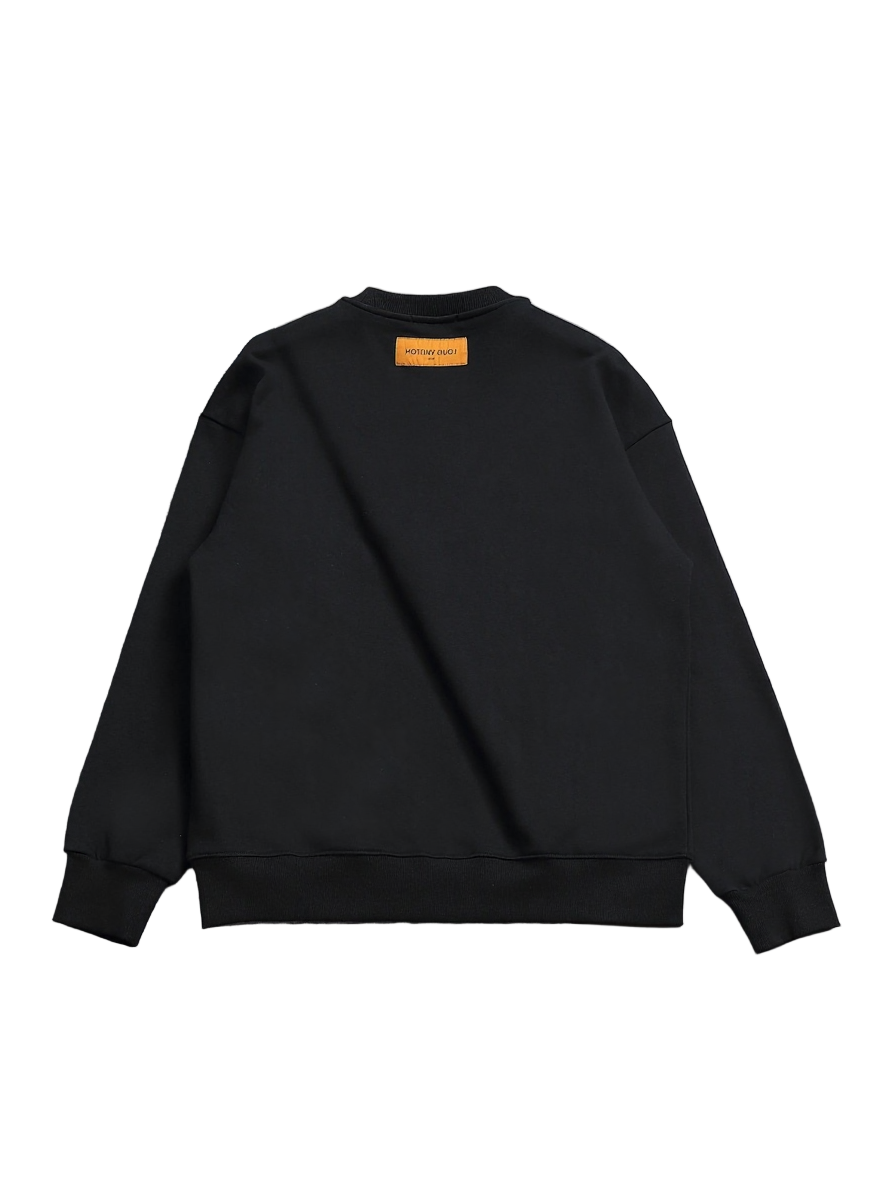 Louis Vuitton LV Black Monogram Sweatshirt - image 2
