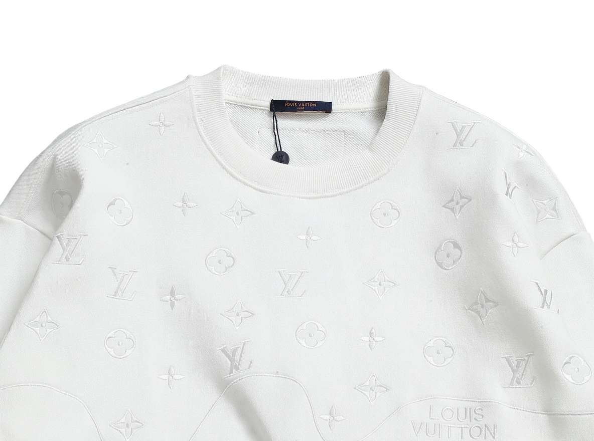 Louis Vuitton LV White Monogram Sweatshirt - image 4
