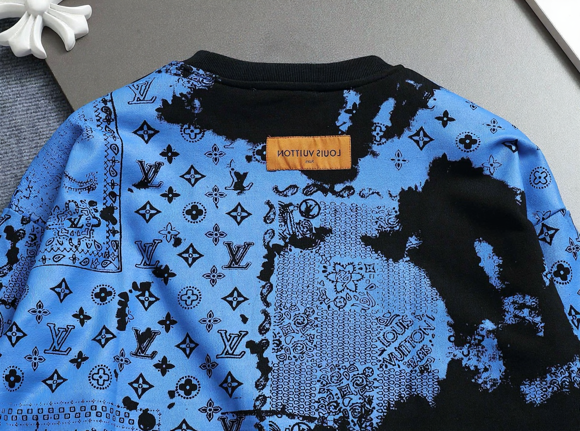 Louis Vuitton Blue Monogram Bandana Print Sweatshirt - image 5