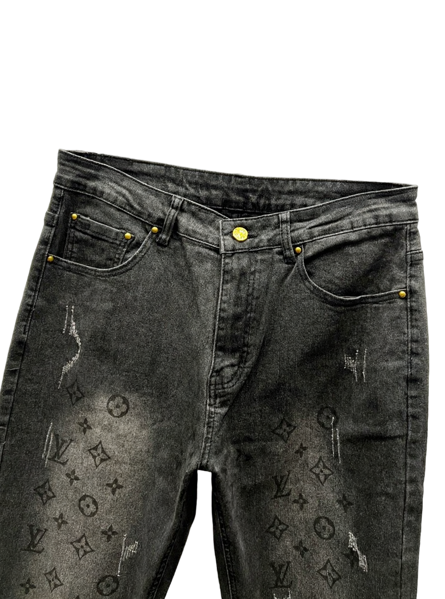 Louis Vuitton Black Monogram Jeans - image 3