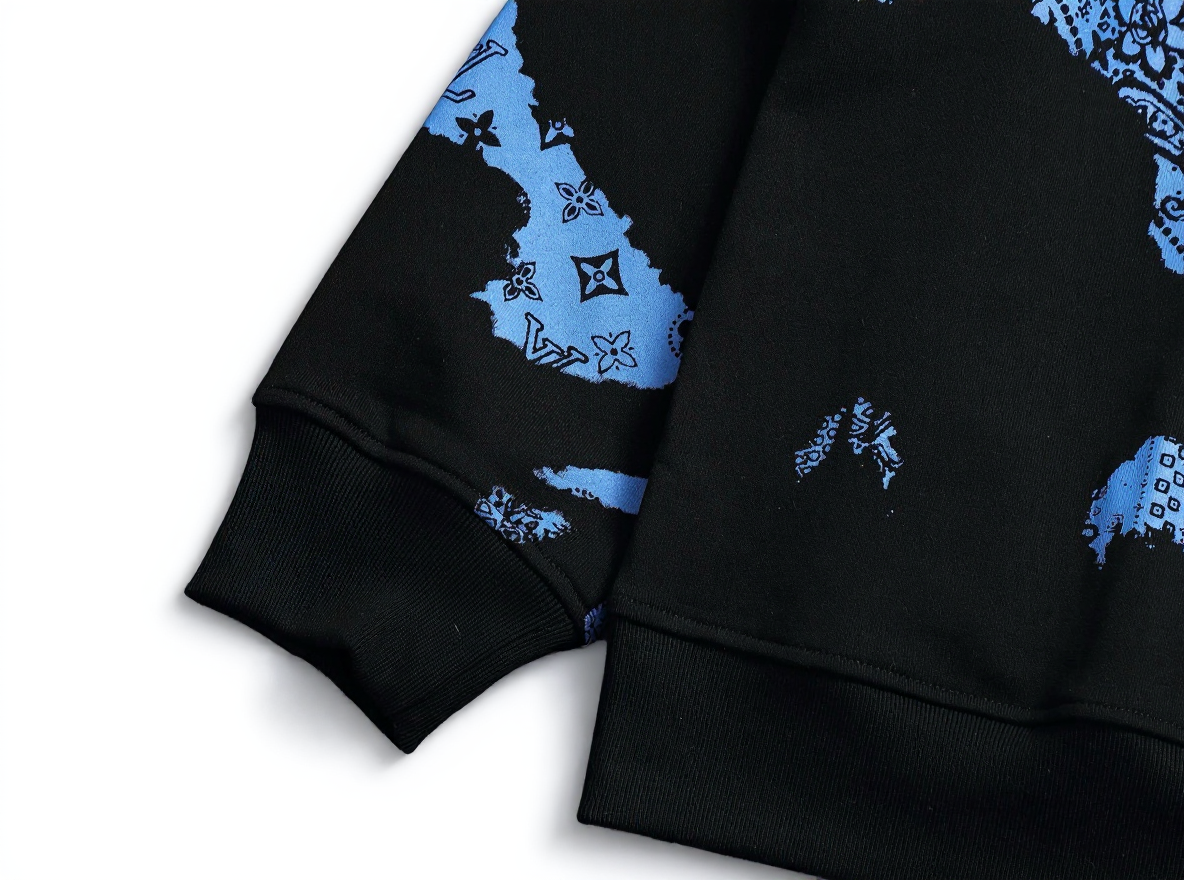 Louis Vuitton Blue Monogram Bandana Print Sweatshirt - image 6