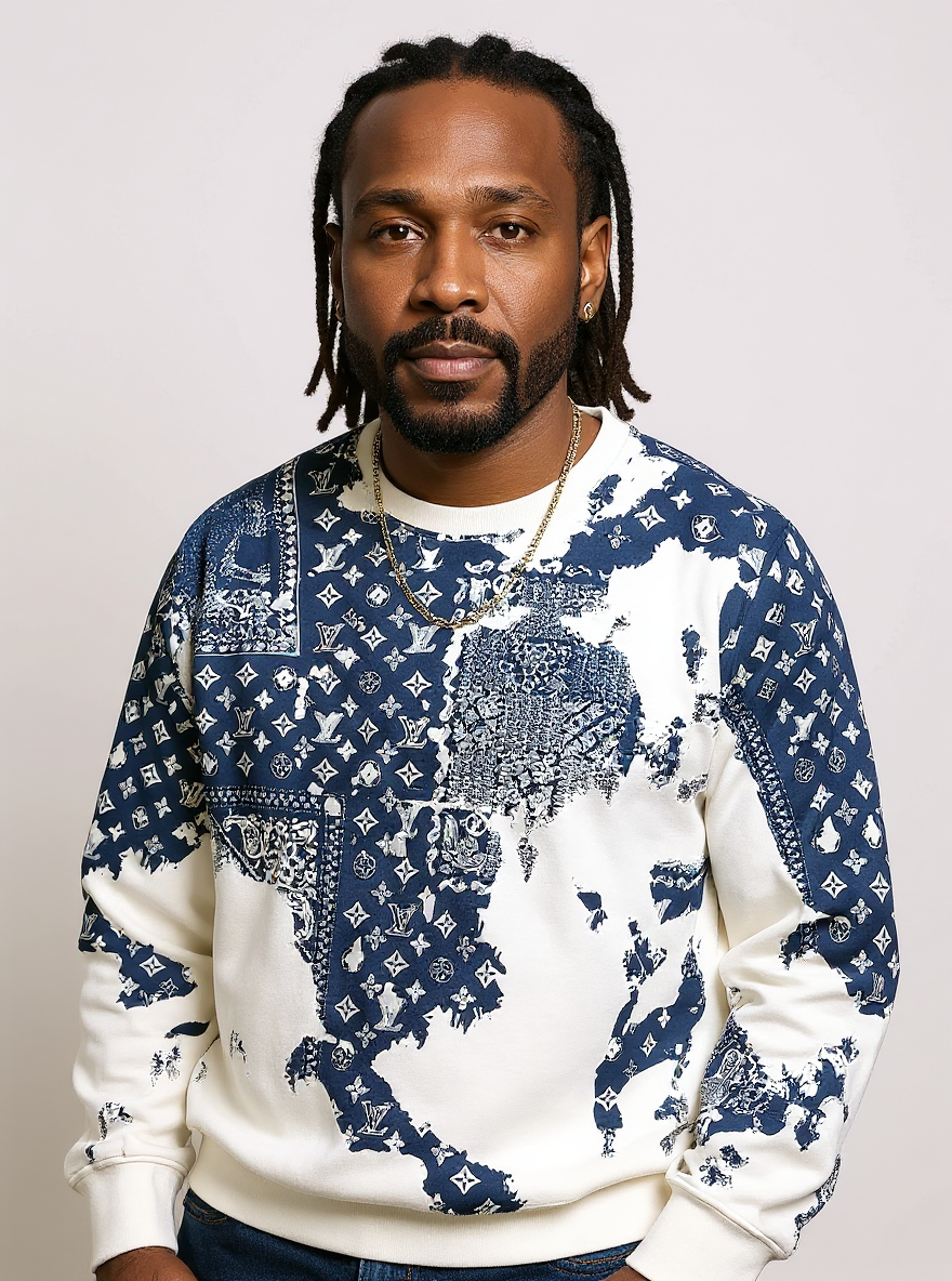 Louis Vuitton LV White Monogram Bandana Print Sweatshirt - image 3