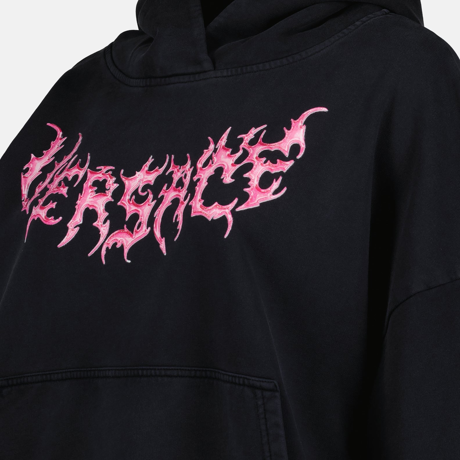 Versace Logo Hoodie – Black - image 5