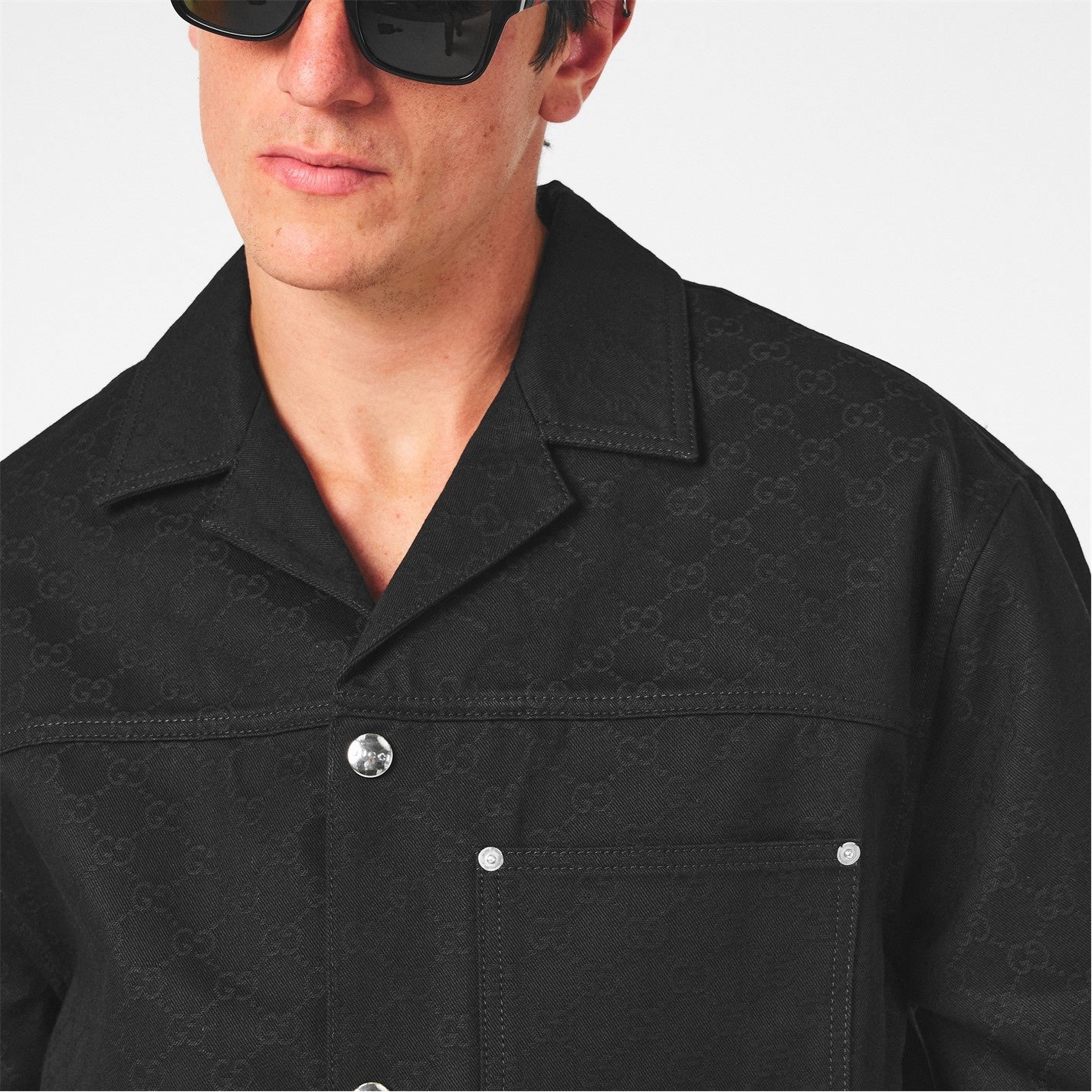 Gucci GG Denim Short-Sleeved Shirt - image 3